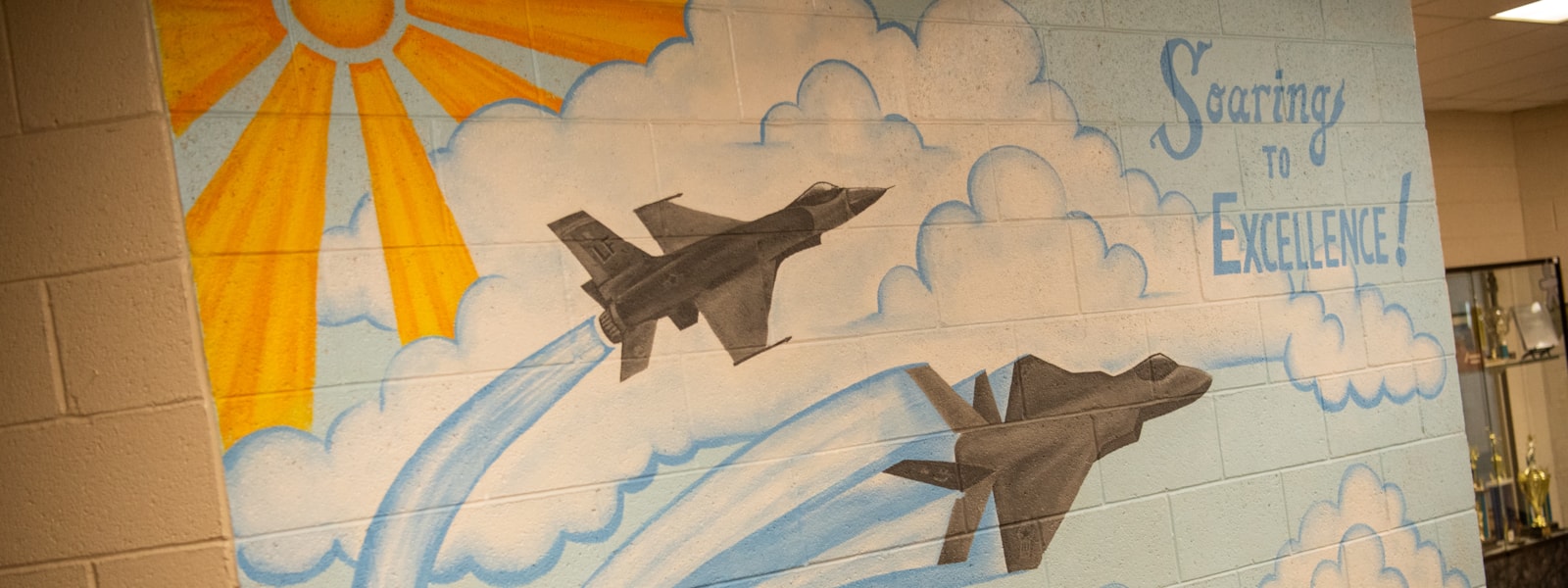 Soaring to Excellence mural