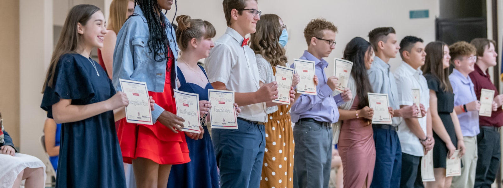 students receiving awards