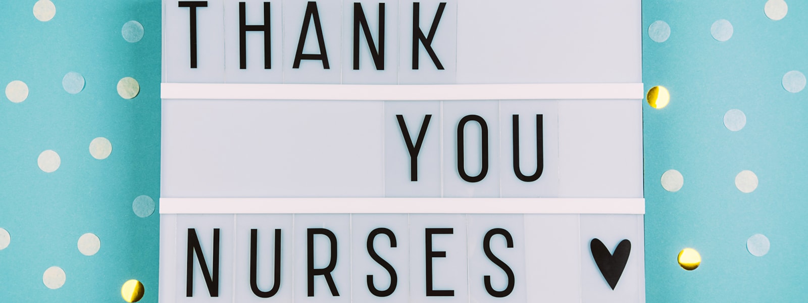 Thank you nurses sign