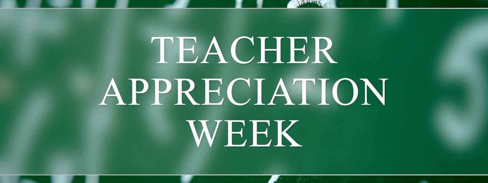 Teacher appreciation week words
