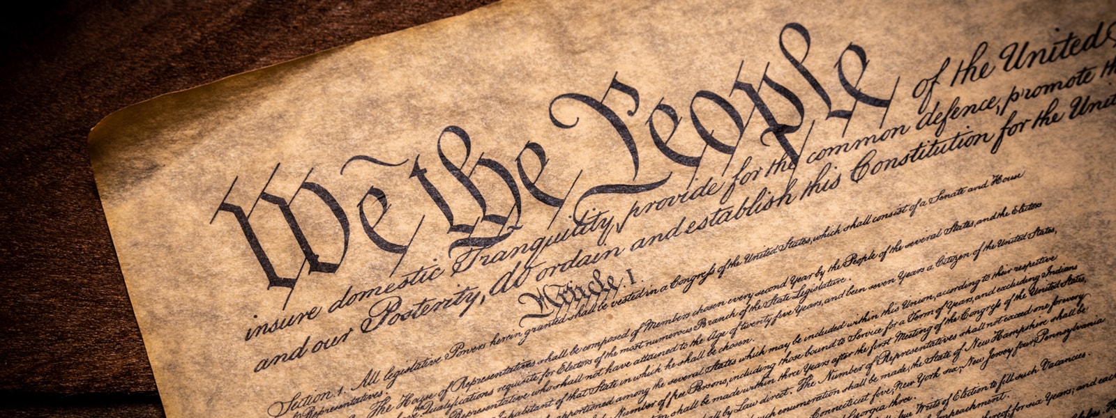 Photo of the Constitution