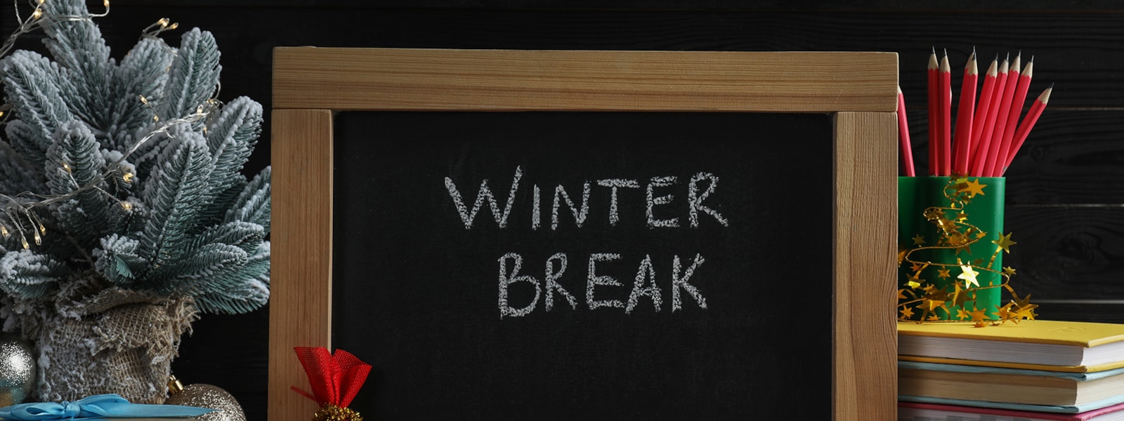 Winter Break Sign 