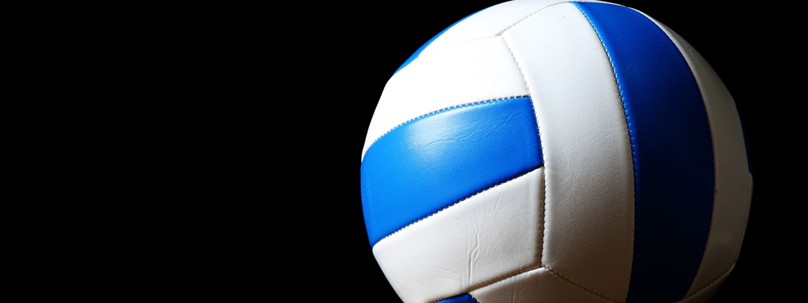 blue and white vollyball