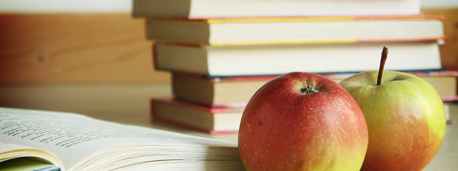 apples and books