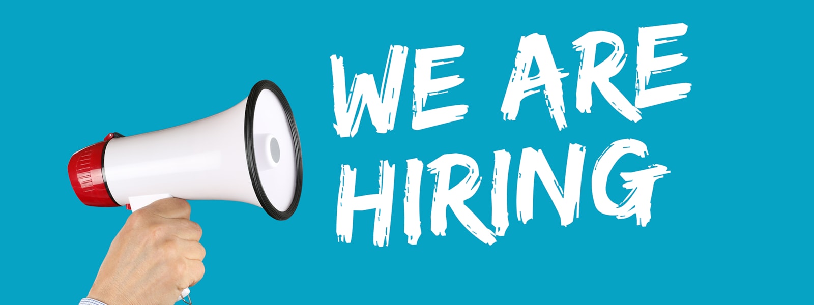 We are hiring with megaphone
