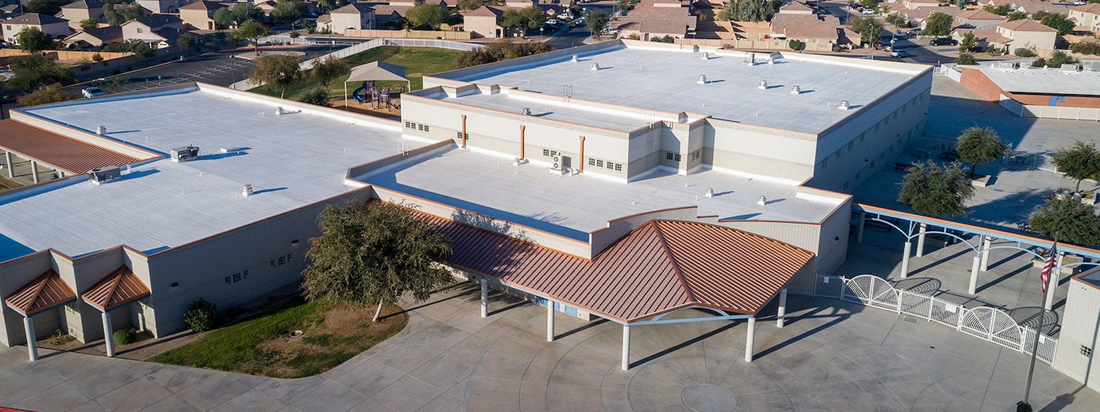 Aerial view of El Mirage Elementary