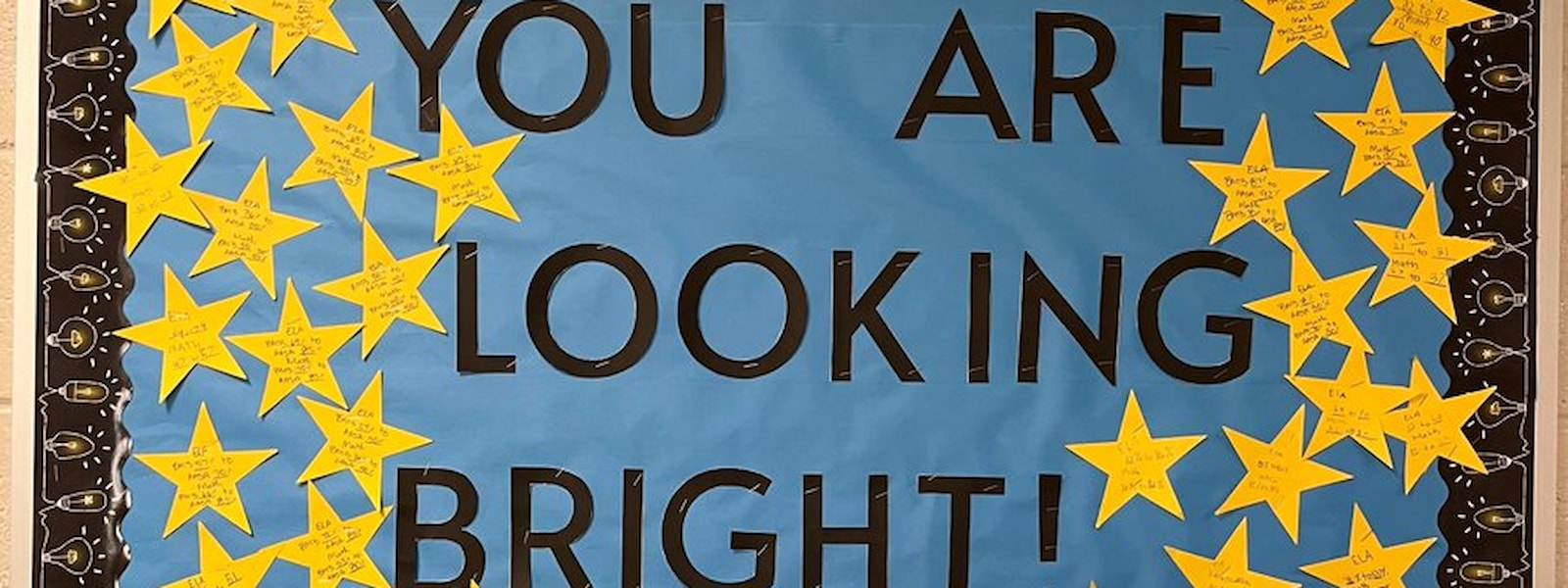 Bulletin Board - you are looking bright with stars