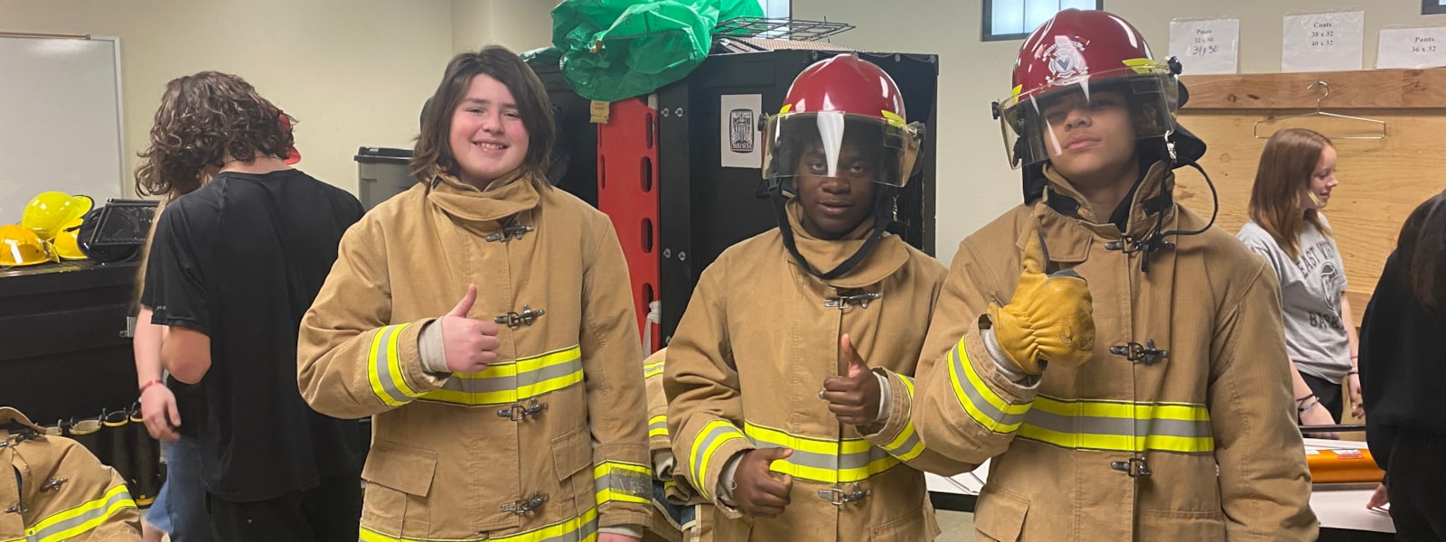 Students visit Fire Science Program at VVHS