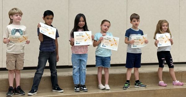 student with Attendance award