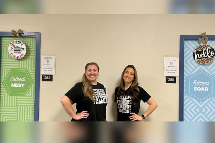 Lindsey Vasquez and Shannon Hampton