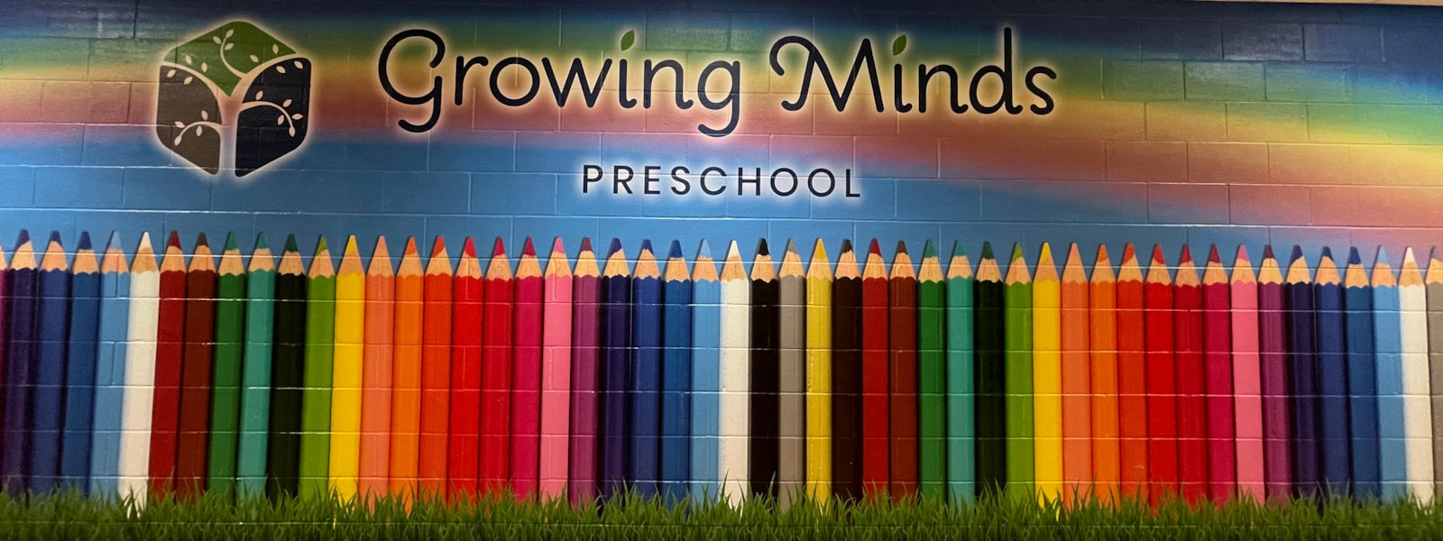 Coloring pencil wall