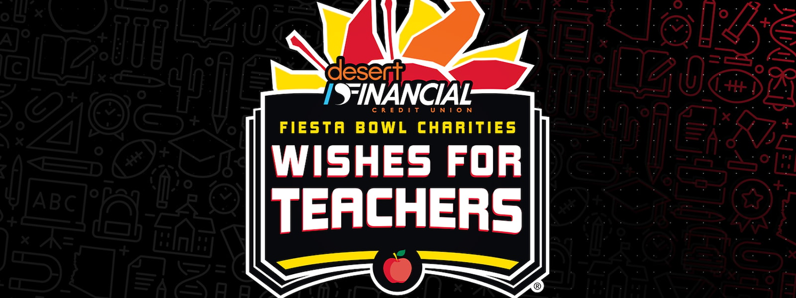 Desert Financial Credit Union Fiesta Bowl Charities Wishes for Teachers Graphic