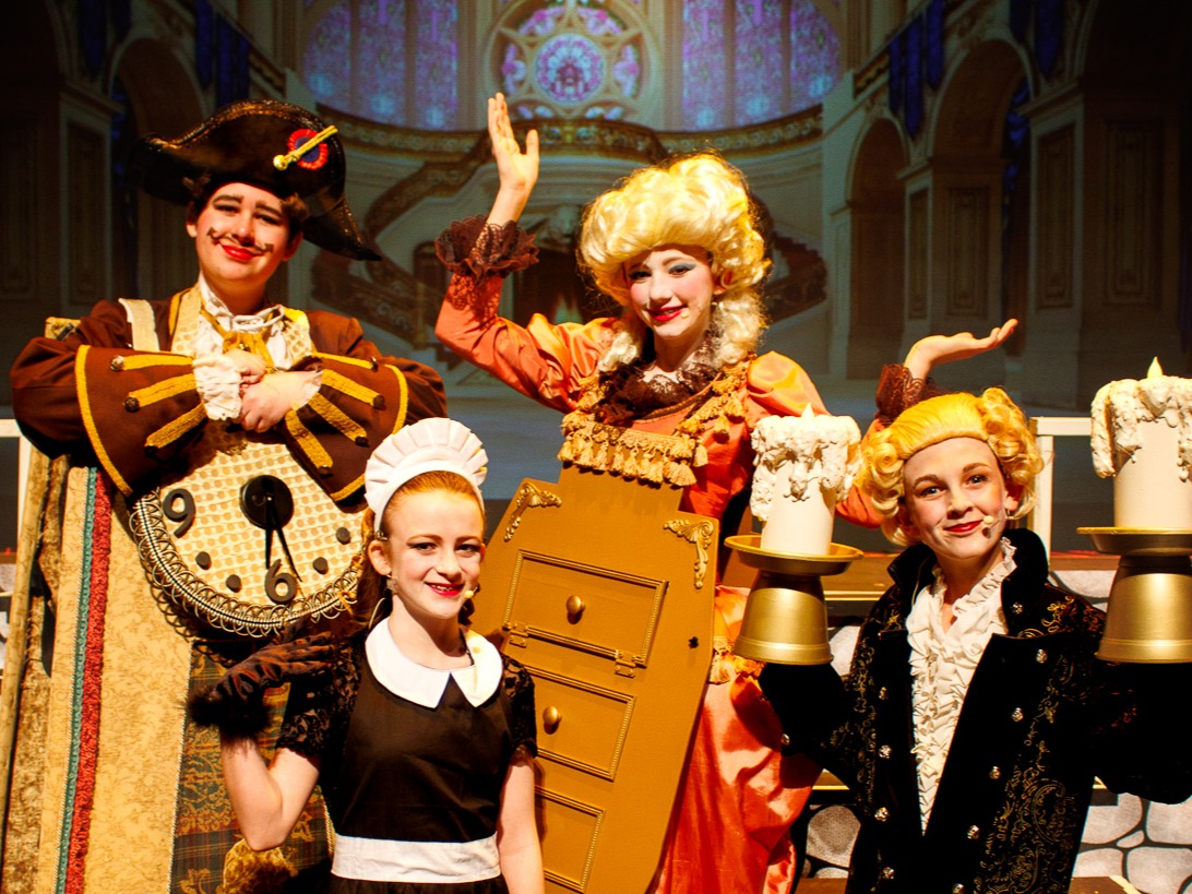 Students in Beauty and the Beast