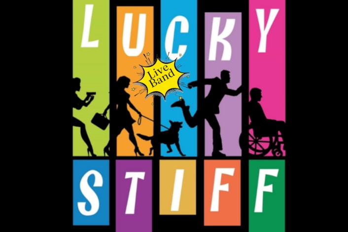 Lucky Stiff Poster with live band